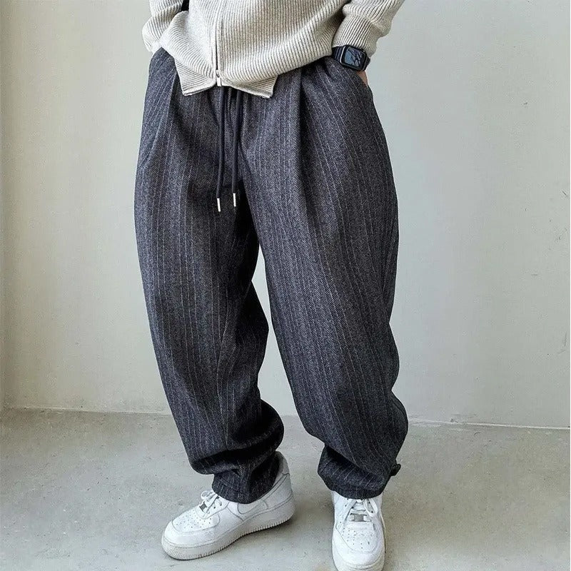 Wide-leg Harem Pants