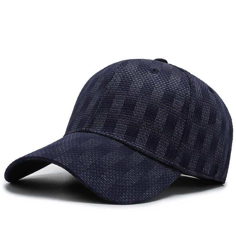 New Elastic Size Full Sealing Sun Hat Blue Elastic 57to 58