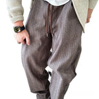 Wide-leg Harem Pants