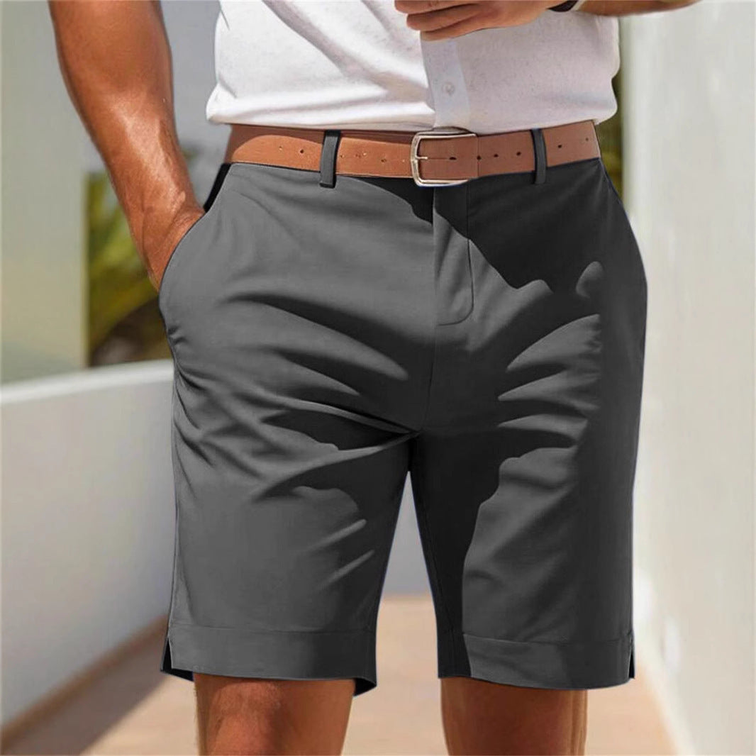 Business Suit Shorts Dark Gray