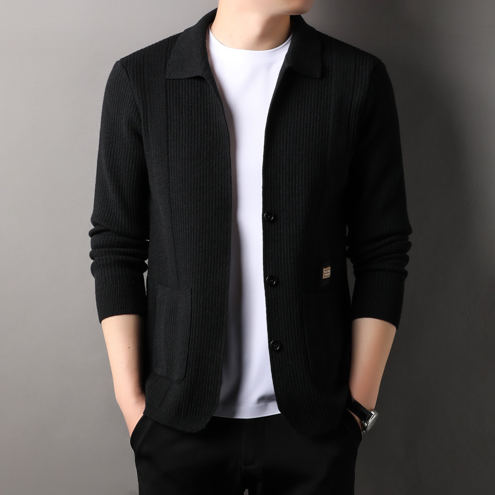 Knitted Cardigan Sweater Coat
