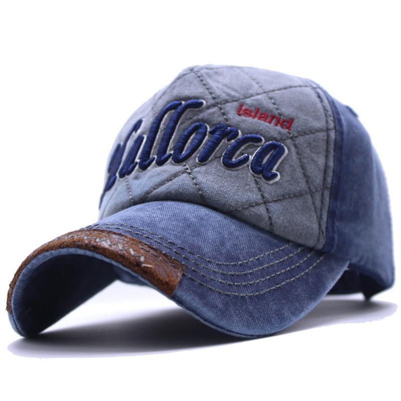 Mallorca Baseball Cap Navy Blue adjustable