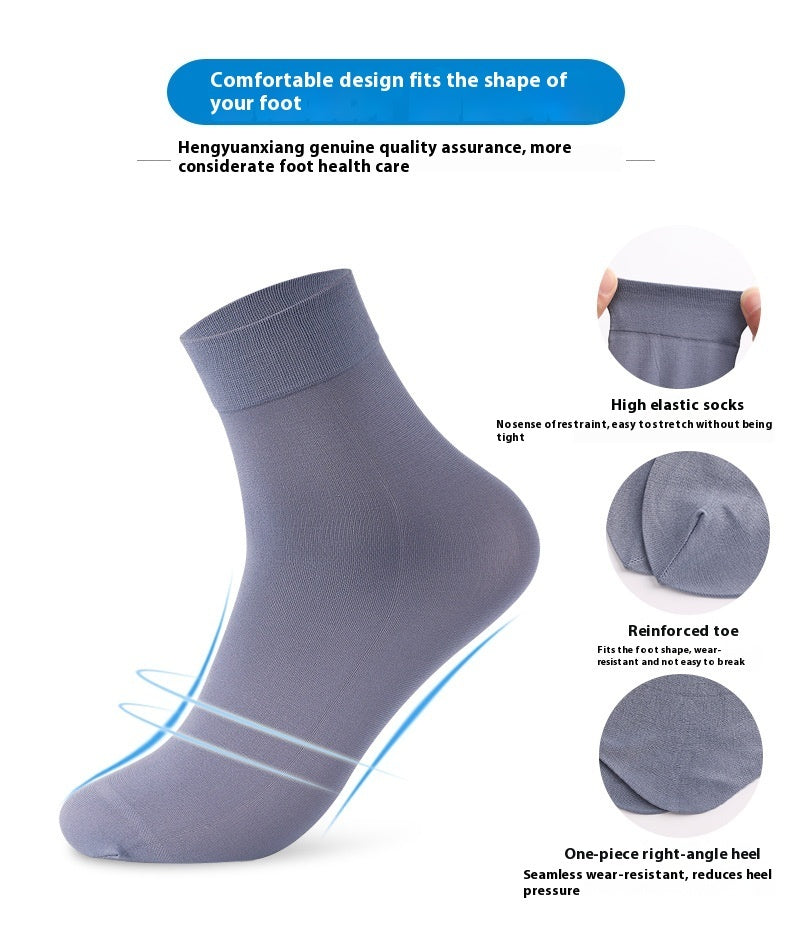 Mid-calf Length And Breathable Business Men Socks