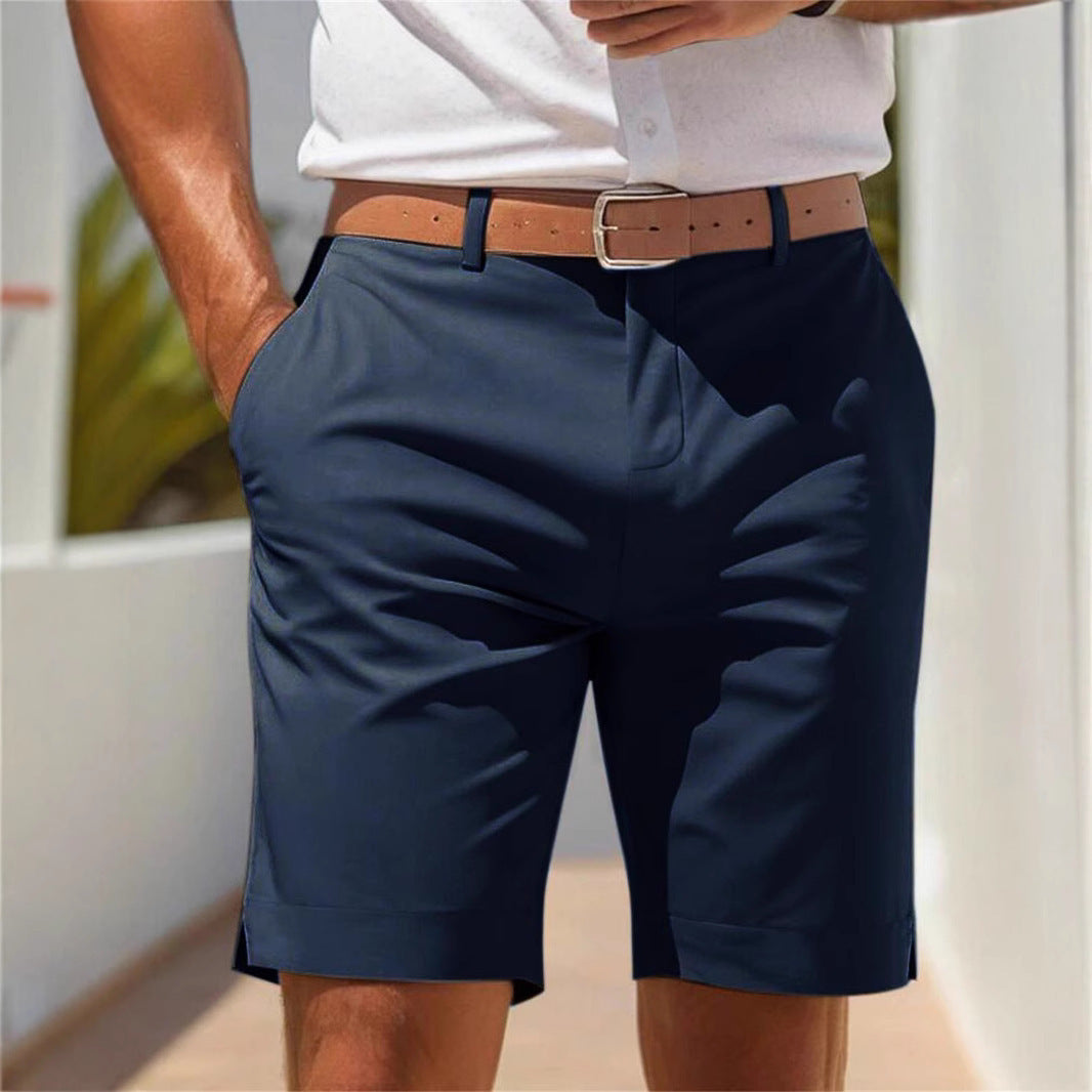 Business Suit Shorts Dark Blue