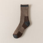 Men Fleece Lined Padded Warm Keeping Terry-loop Hosiery Wool Socks
