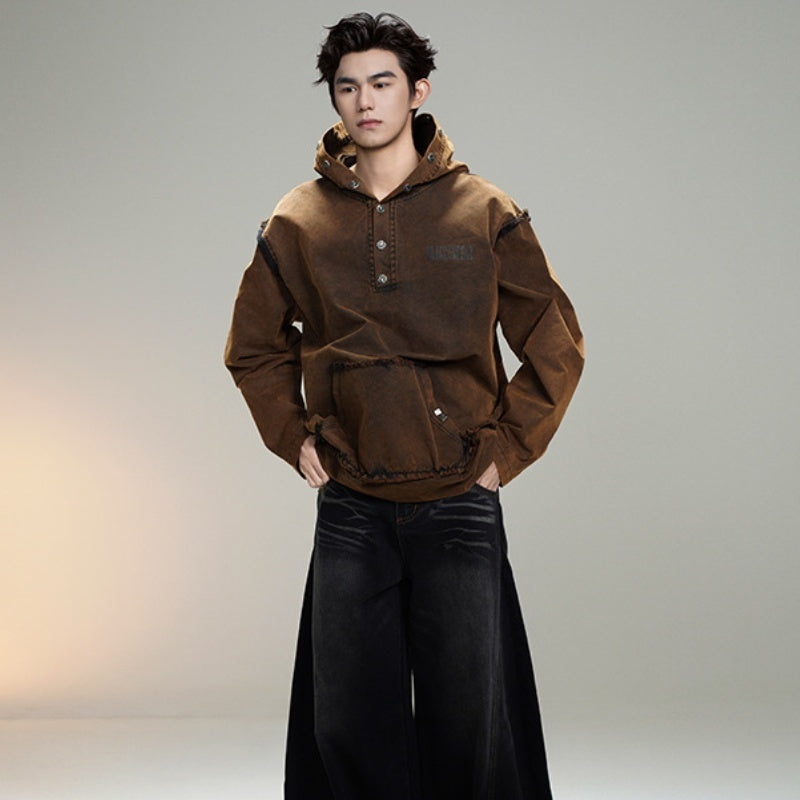 Retro Heavy Industry Hooded Jacket