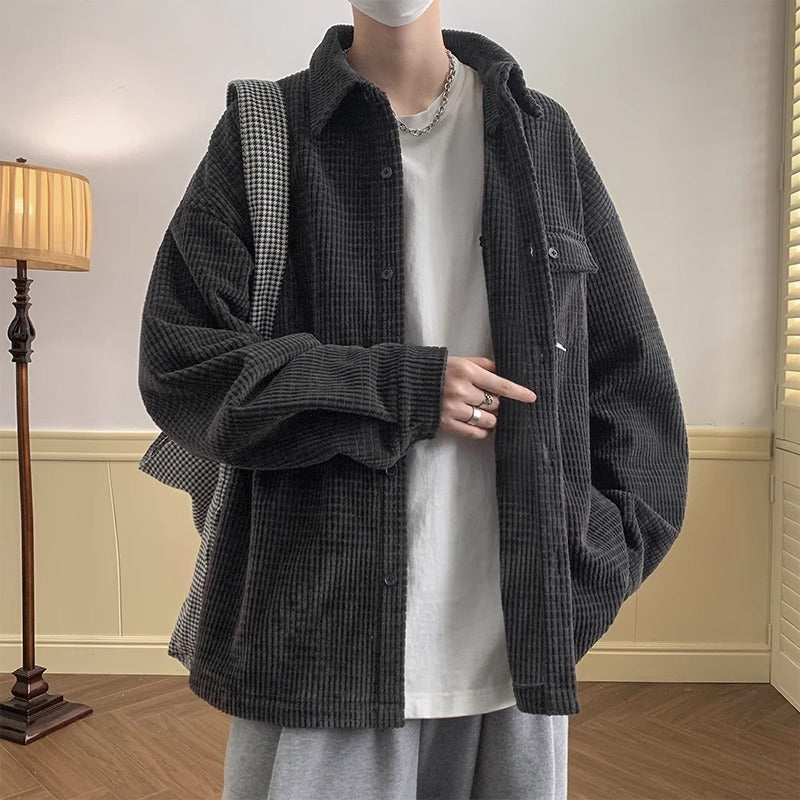 Corduroy Shirt Black