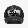 Three-dimensional Embroidery Men's Soft Peaked Cap Outdoor Black Adjustable