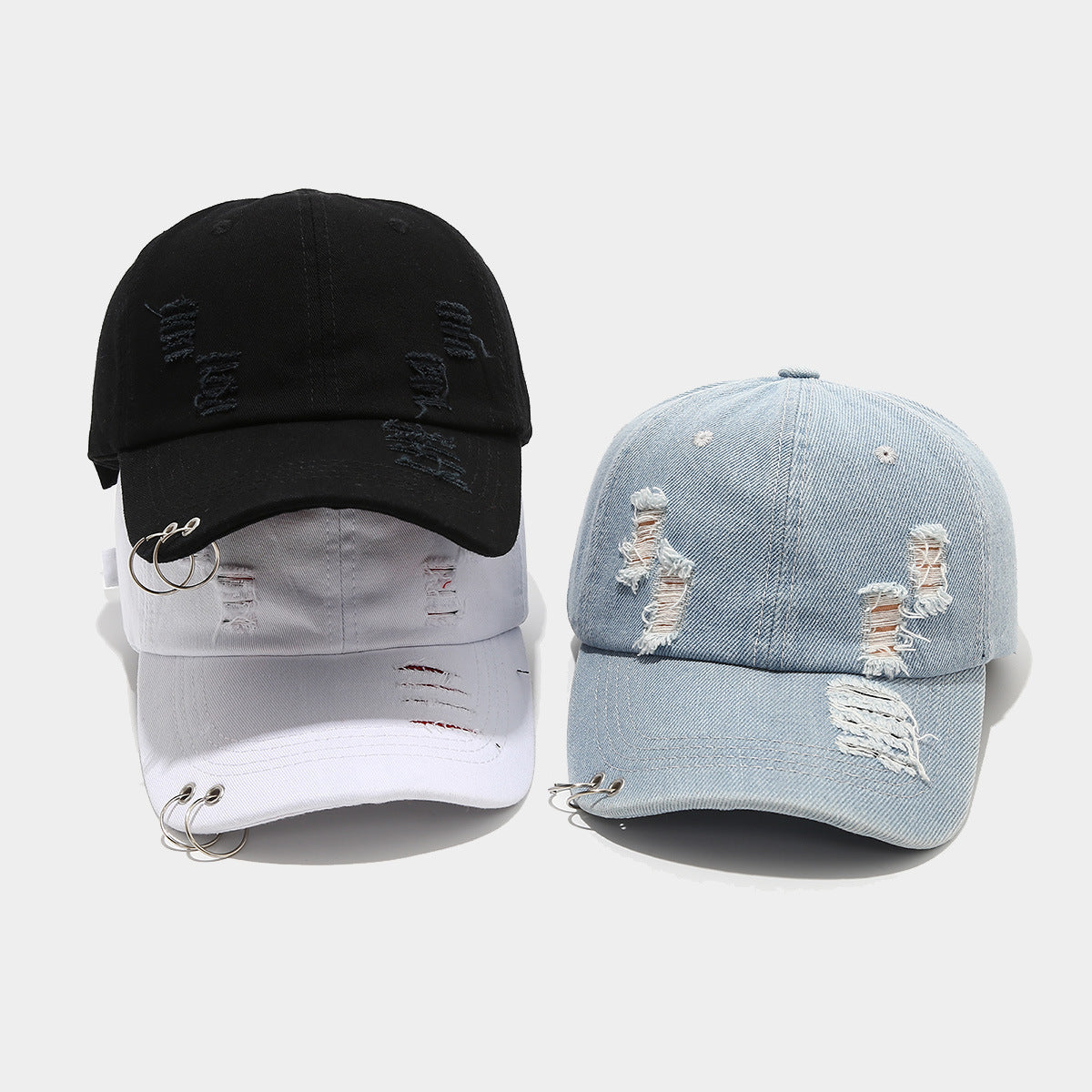 Men's Personality Retro Street Performance Hip Hop Peaked Cap