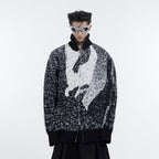 Sweater Loose And Idle Plush Coat Black