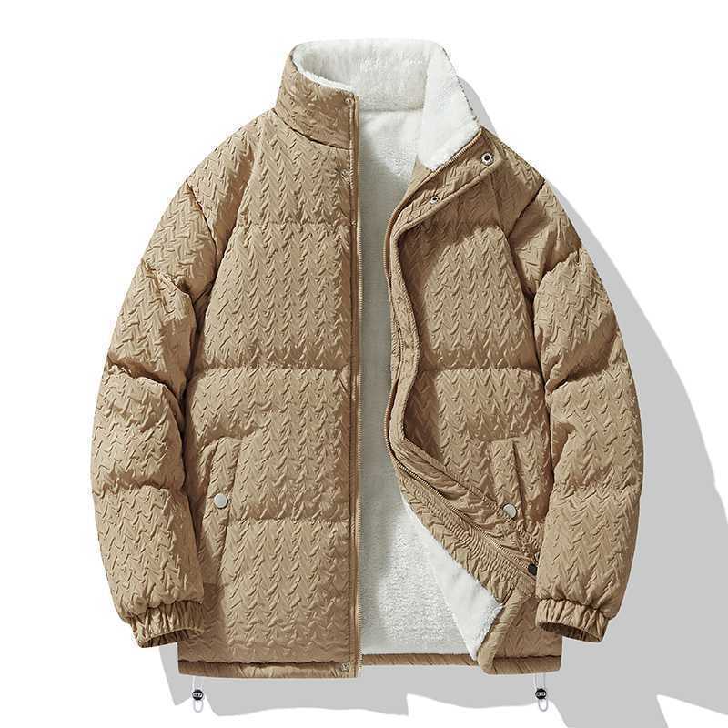 Thickened Cotton-padded Clothes Trendy Casual Khaki