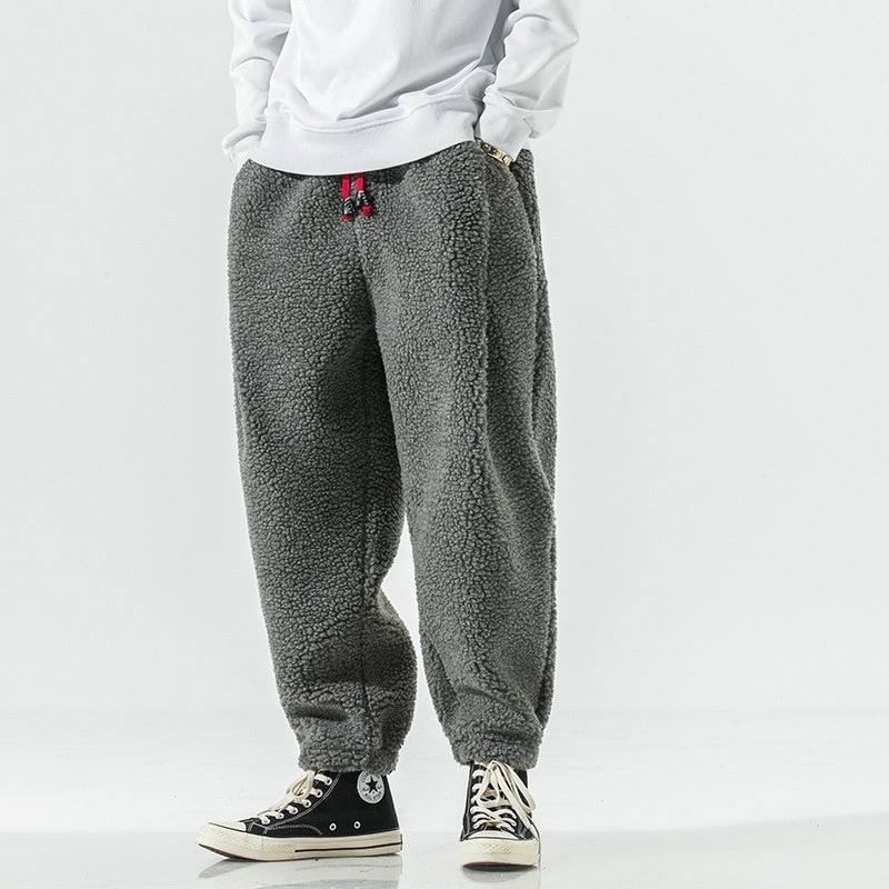 Lamb Wool Warm Harem Pants