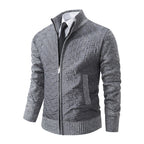 Sweater Jacket Men's Coat Stand-up Collar Slim Fit Casual Fashion Knitwear