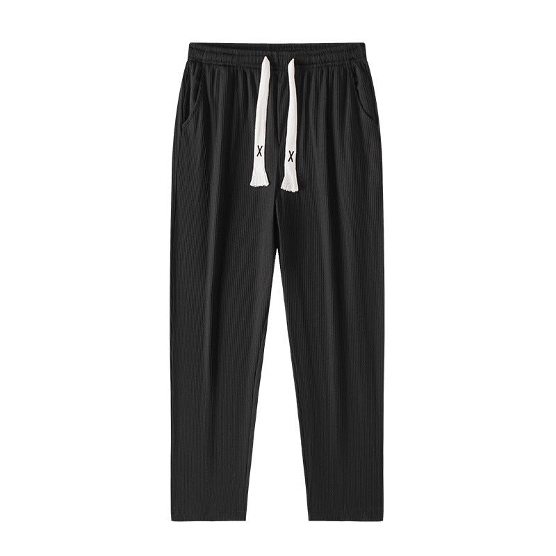Cropped Casual Loose Pants