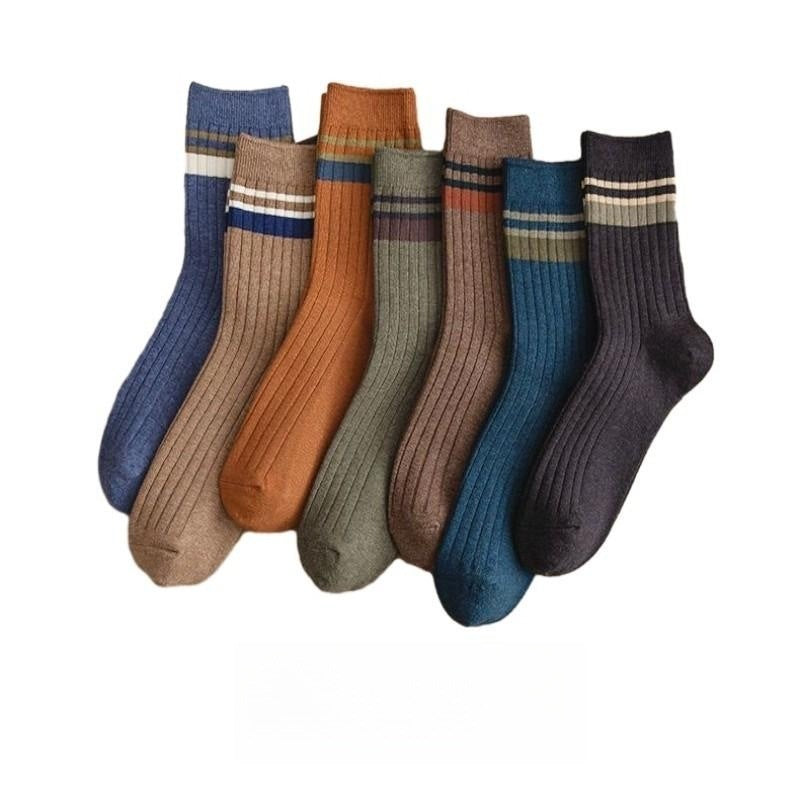 Mid-calf Academic Style Socks