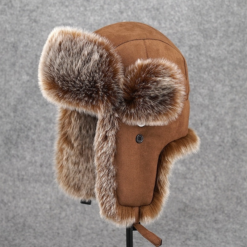 Fleece Thickened Ear Protection Cold-proof Hat