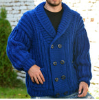 Thickened Double Breasted Sweater