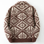 Geometric Jacquard Sweater