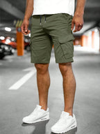 Woven Five-point Pants Army Green