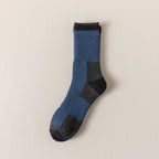 Men Fleece Lined Padded Warm Keeping Terry-loop Hosiery Wool Socks
