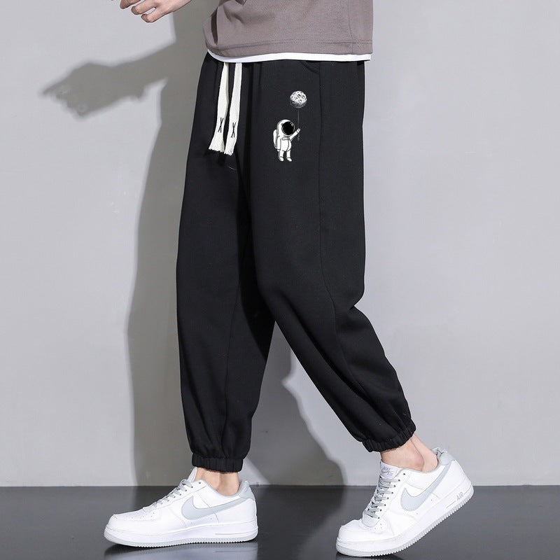 Cropped Casual Loose Pants 913 Spring And Summer Black