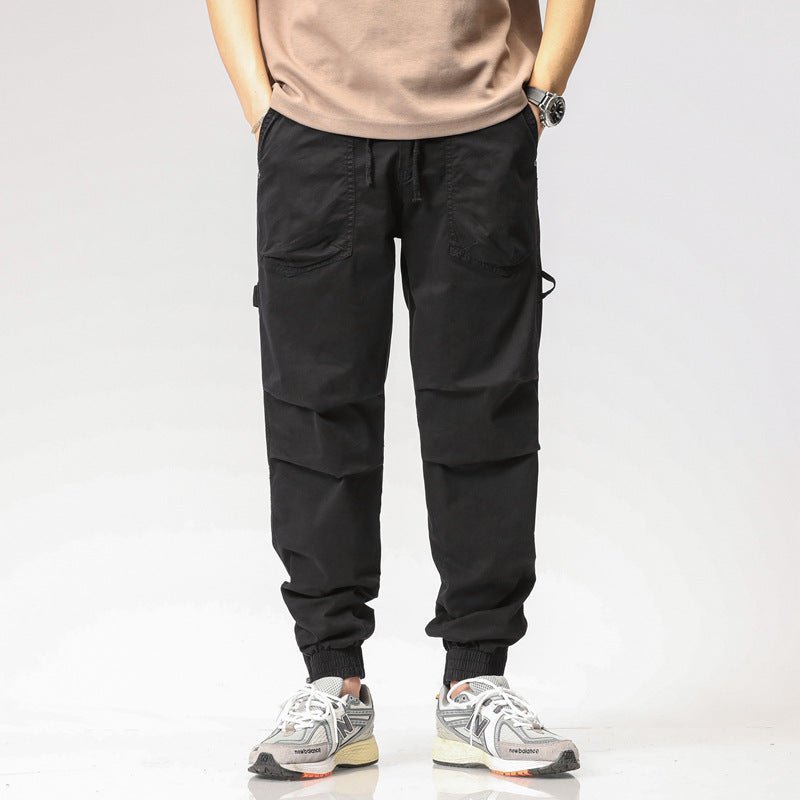 Loose Casual Trousers Black