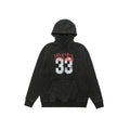 Old Hooded Fleece Lined Sweater Washing Black