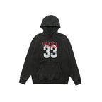 Old Hooded Fleece Lined Sweater Washing Black