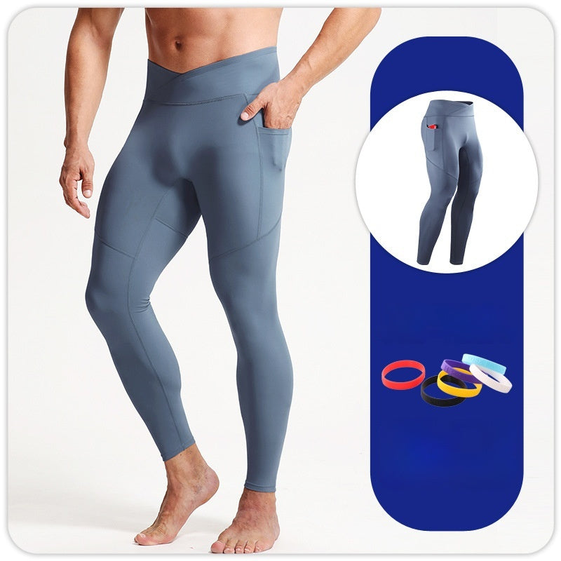 Sports Tight Trousers Light Dark Blue