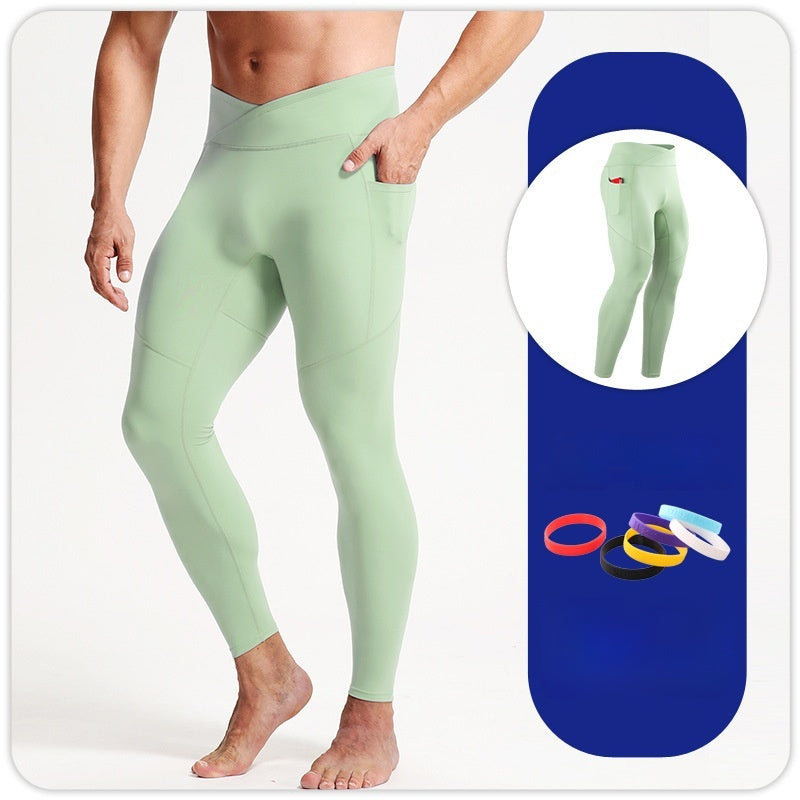 Sports Tight Trousers Light Green