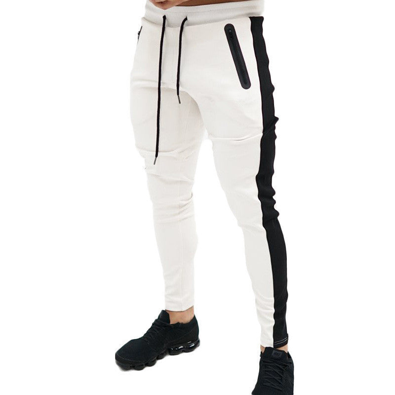 Multicolor Skinny Pants White