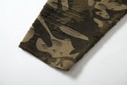 Camouflage Sweater Loose Casual Camouflage Top