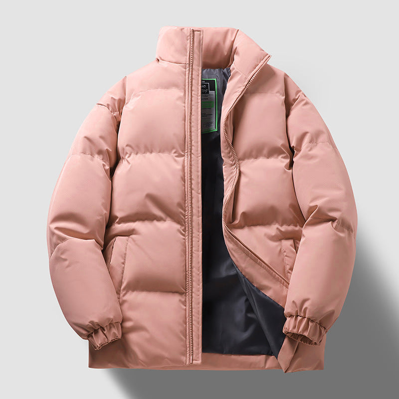 Cotton-padded Coat Thickened Couple Loose Down Jacket