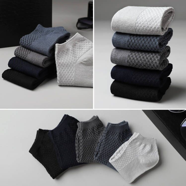 Men's Ankle Socks Short Tube Shallow Mouth
