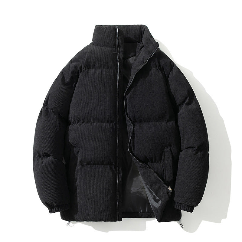 Down Cotton-padded Coat Stand-up Collar Thick Leisure Warm Cotton-padded Outer