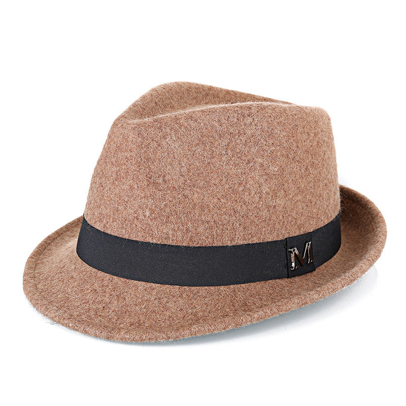 Billycock Warm Outdoor British Jazz Hat Mixed Camel