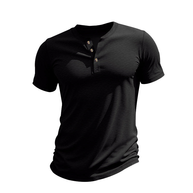 Bamboo Shirt Short Sleeve Black
