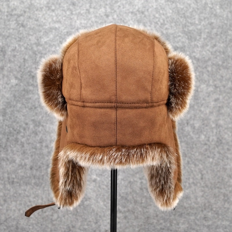 Fleece Thickened Ear Protection Cold-proof Hat