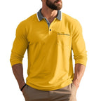 Long-sleeved Men's Polo Shirt