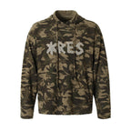 Camouflage Sweater Loose Casual Camouflage Top