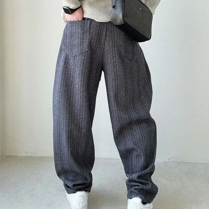 Wide-leg Harem Pants