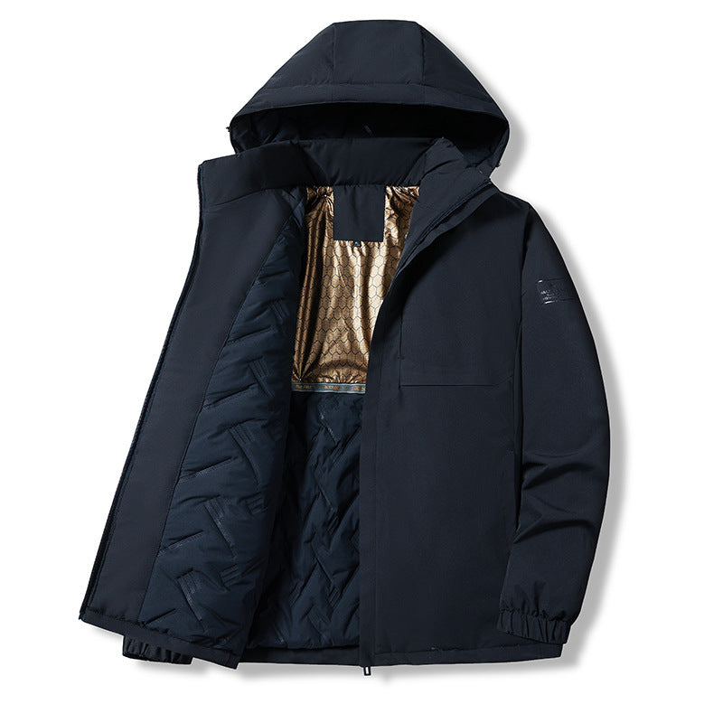 Temperature Sensing Windproof Waterproof Down Jacket