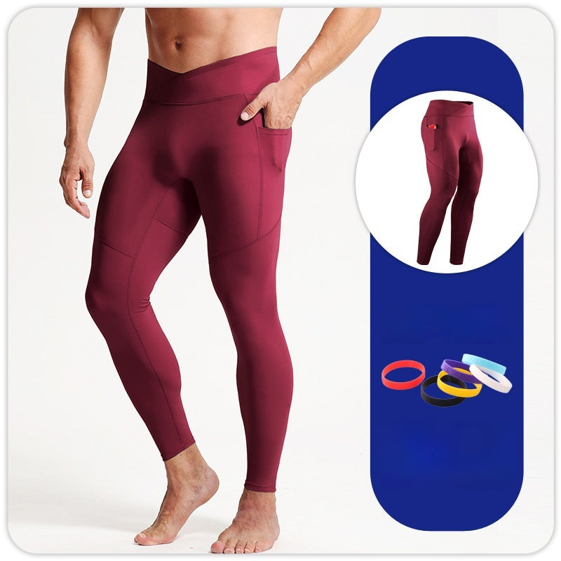 Sports Tight Trousers Red