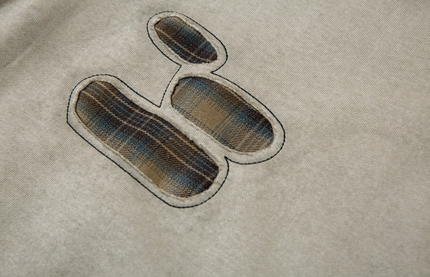 American Plaid Lapel Sweater