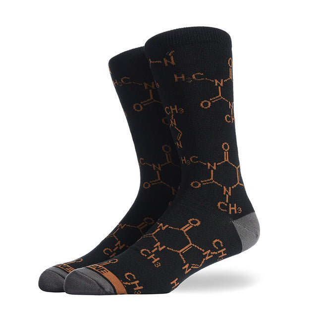 Fashion Creative Hamburger Pizza Alien Men Socks Cute Series C Default