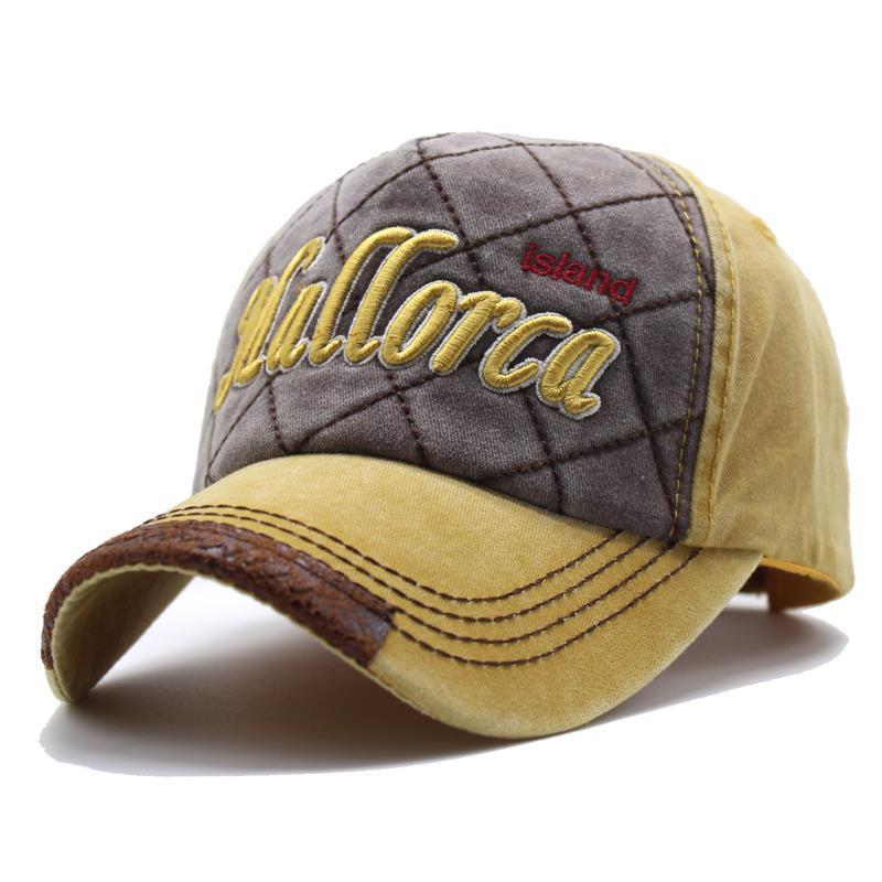 Mallorca Baseball Cap Yellow adjustable