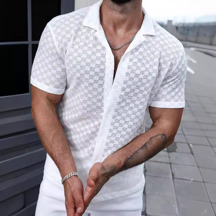 Lace Hollow Comfort Casual Shirt