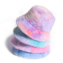 Warm And Cute Tie-dye Bucket Hat