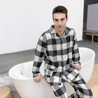 Warm Cloth Flannel Pajama Suit