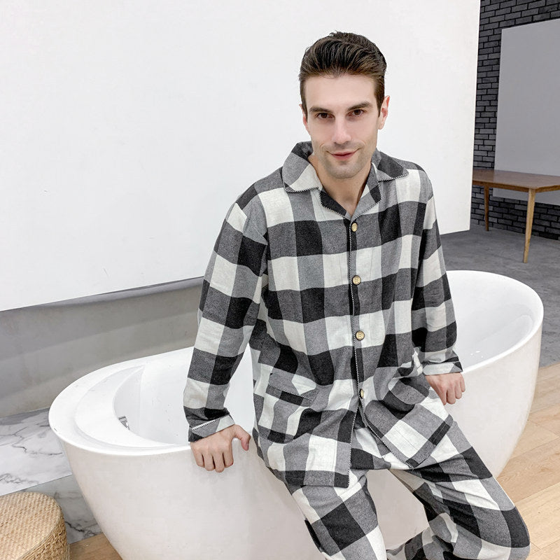 Warm Cloth Flannel Pajama Suit